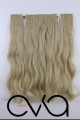 Eva Peruk 250 Gr 70 Cm Dalgalı Fiber Yarımay Set Küllü Platin